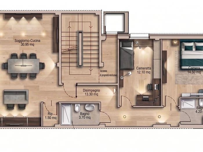 Appartamento trilocale in vendita in Via Goffredo Mameli, Centro, Civitanova Marche