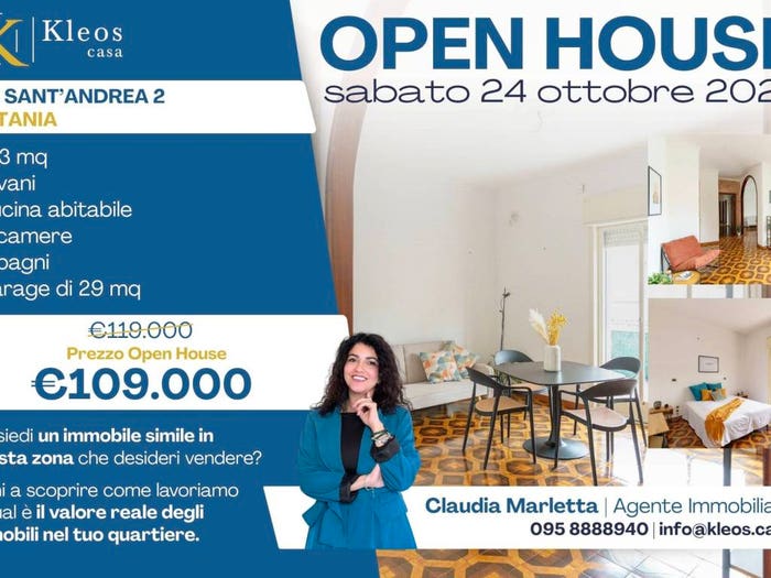 Appartamento trilocale in vendita in Via Sant'Andrea, San Giovanni Galermo, Catania