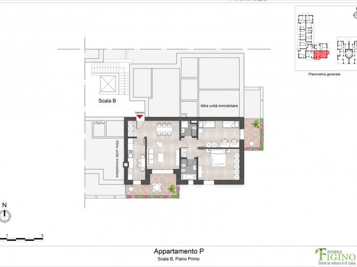 Appartamento trilocale in vendita in Via Ponte del Giuscano, Figino, Milano
