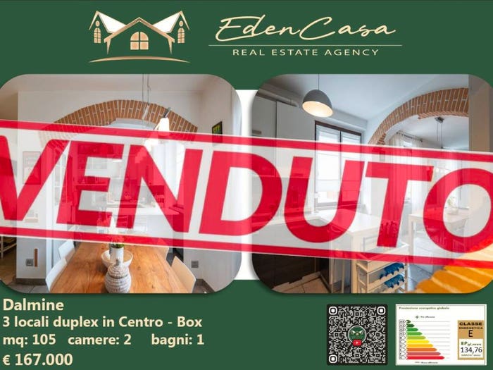 Appartamento trilocale in vendita in Via Dante Alighieri, Sforzatica, Dalmine