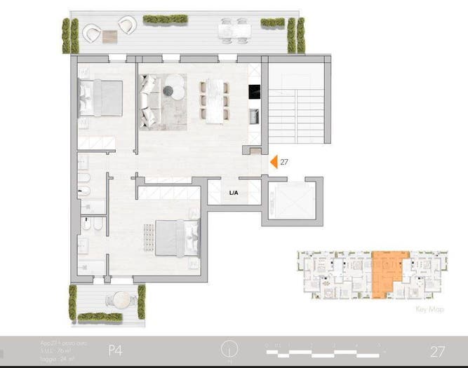 Appartamento trilocale in vendita in Via Pistoiese, Brozzi, Firenze