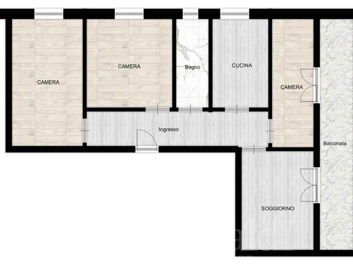 Appartamento quadrilocale in vendita in Via Cassini, Sampierdarena, Genova