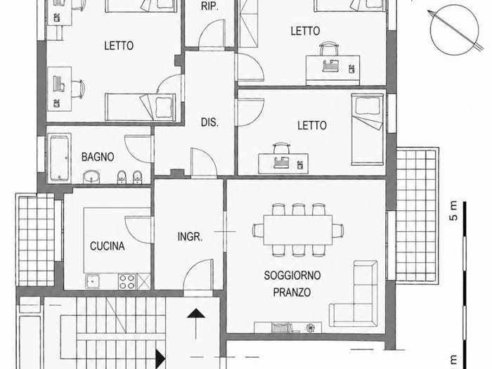 Appartamento con 6 locali in vendita in Via Colonnello De Cristoforis, Stanga Pio X, Padova