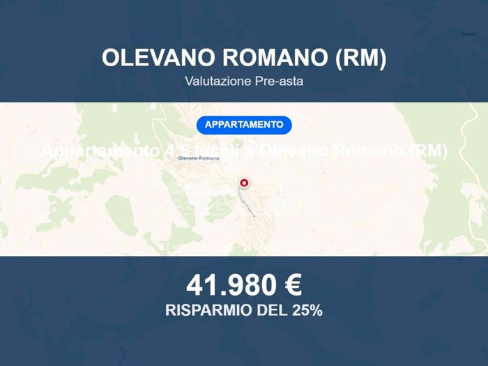 Appartamento trilocale in vendita in Via Erta di Giano, Olevano Romano