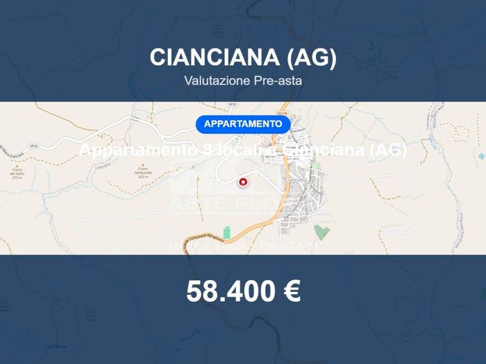 Appartamento con 6 locali in vendita in Via Spadolini, Cianciana