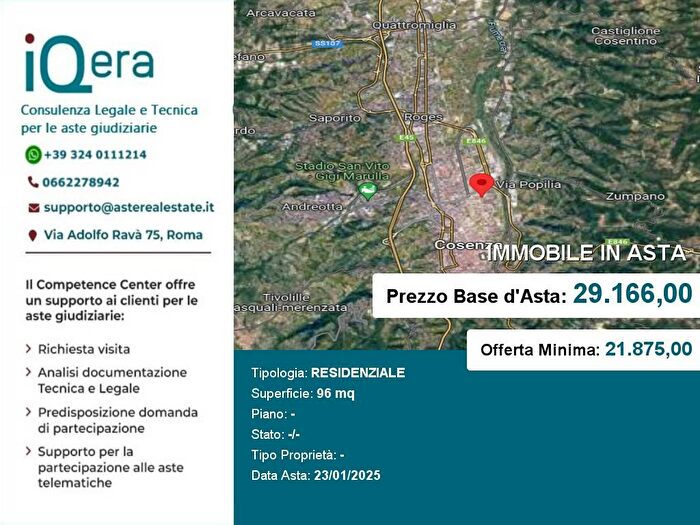 Appartamento trilocale in vendita in VIA POPILIA, Popilia Vagliolise, Cosenza