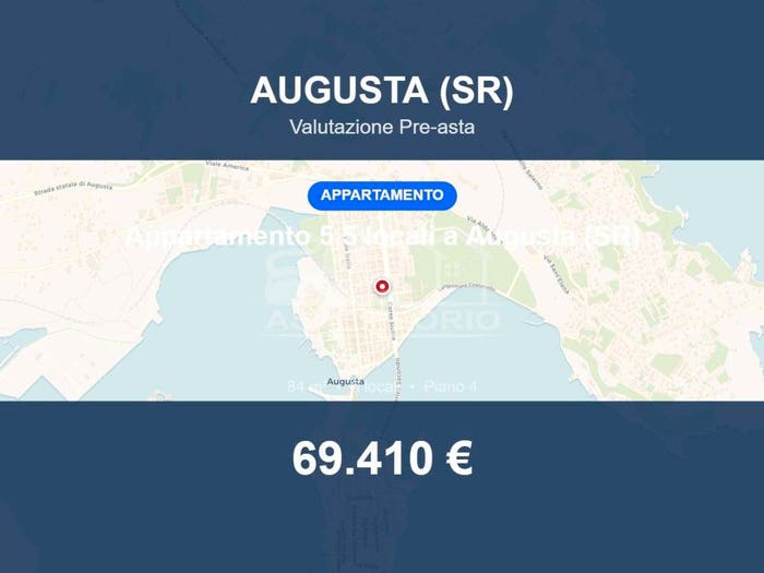 Appartamento con 5 locali in vendita in Via XXV Aprile, Centro, Augusta