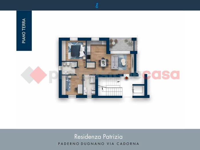 Appartamento trilocale in vendita in Via Cadorna, Semicentro, Paderno Dugnano