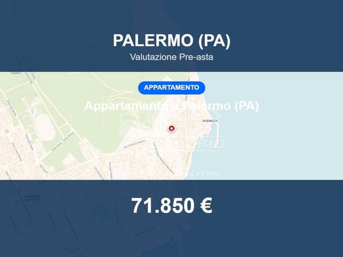 Appartamento con 5 locali in vendita in Via Papa Pio XII, Arenella Acquasanta Vergine Maria, Palermo