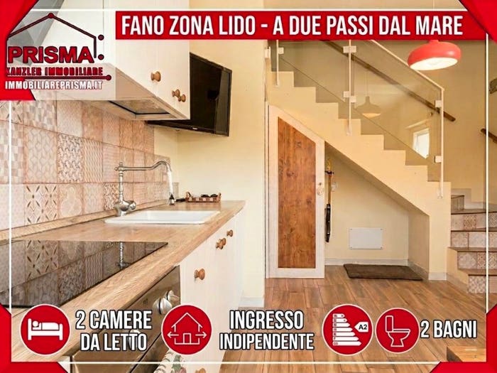 Appartamento trilocale in vendita in Via Enrico Toti, Sassonia, Fano