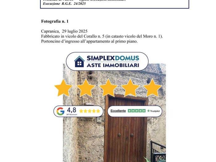 Appartamento trilocale in vendita in Vicolo Del Corallo, Centro, Capranica