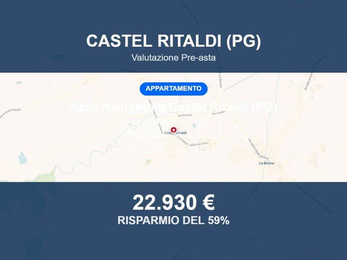 Appartamento quadrilocale in vendita in Strada Comle per Castel Ritaldi, Centro, Castel Ritaldi