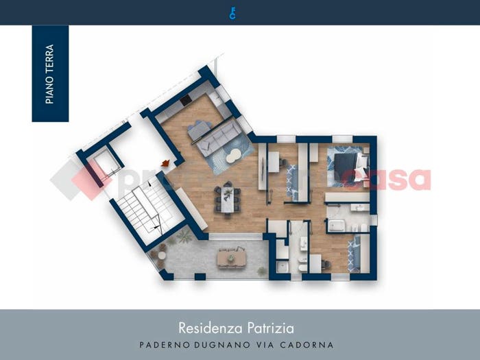 Appartamento quadrilocale in vendita in Via Cadorna, Semicentro, Paderno Dugnano