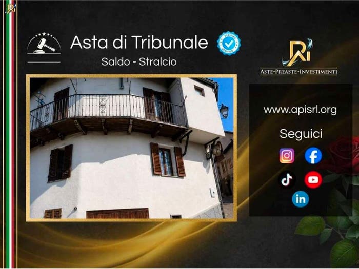 Appartamento trilocale in vendita in via Roma di Rinco, Montiglio, Montiglio Monferrato
