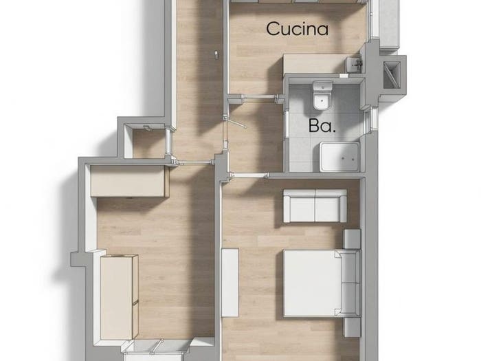 Appartamento bilocale in vendita in Via Giuseppe Sapeto, Borgoratti, Genova