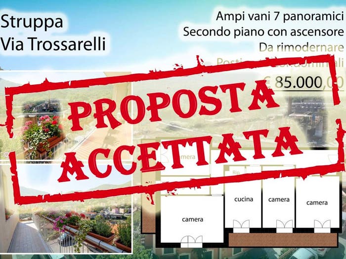 Appartamento quadrilocale in vendita in Via Giovanni Trossarelli, Struppa, Genova
