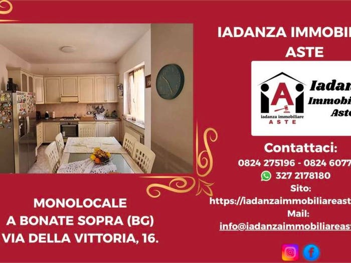 Appartamento monolocale in vendita in Via della Vittoria, Centro, Bonate Sopra