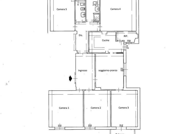 Appartamento con 6 locali in vendita in Via Venanzio Nisi, Sant'Antonio, Pisa