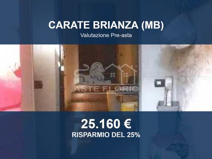 Appartamento monolocale in vendita in Via Borgo San Dazio, Agliate, Carate Brianza