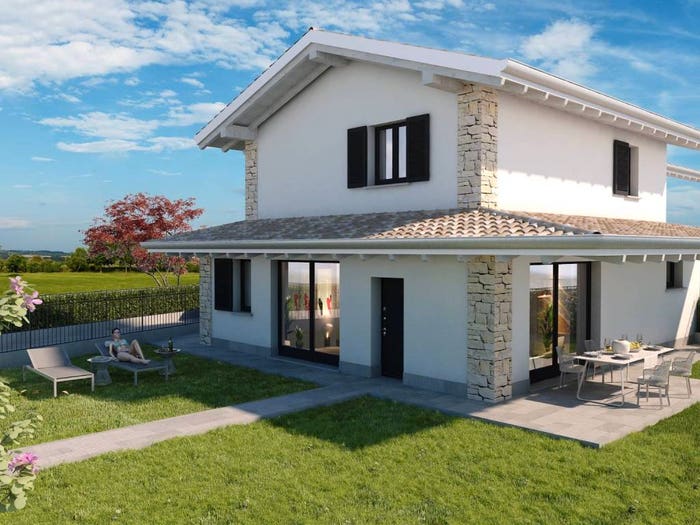 Casa quadrilocale in vendita in Via delle Valli, Calusco d'Adda