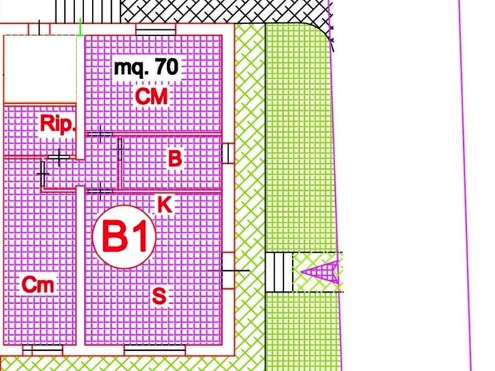 Appartamento trilocale in vendita in Via Cavalieri di Vittorio Veneto, Centro, Cascina
