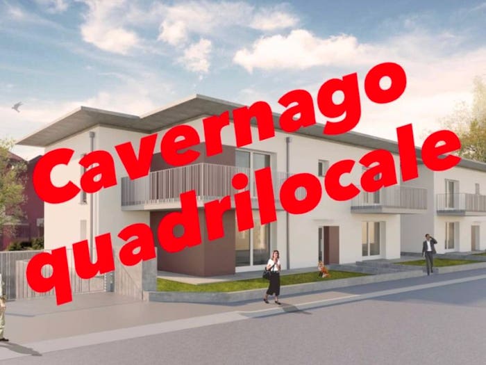 Appartamento quadrilocale in vendita in Via Antonio Meucci, Centro, Cavernago