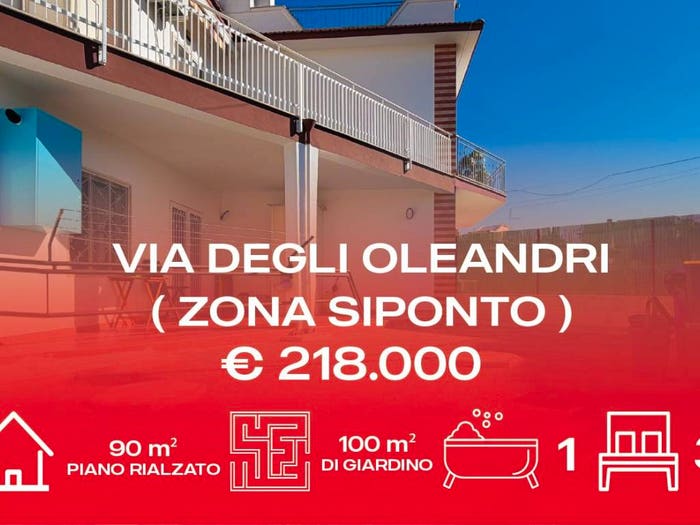 Appartamento trilocale in vendita in Viale degli Oleandri, Manfredonia