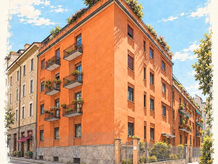 Appartamento trilocale in vendita in Via Angelo Morbelli, Amendola Buonarroti, Milano