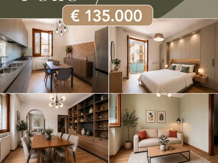 Appartamento con 5 locali in vendita in Via Aldo Moro, Castello, Follo