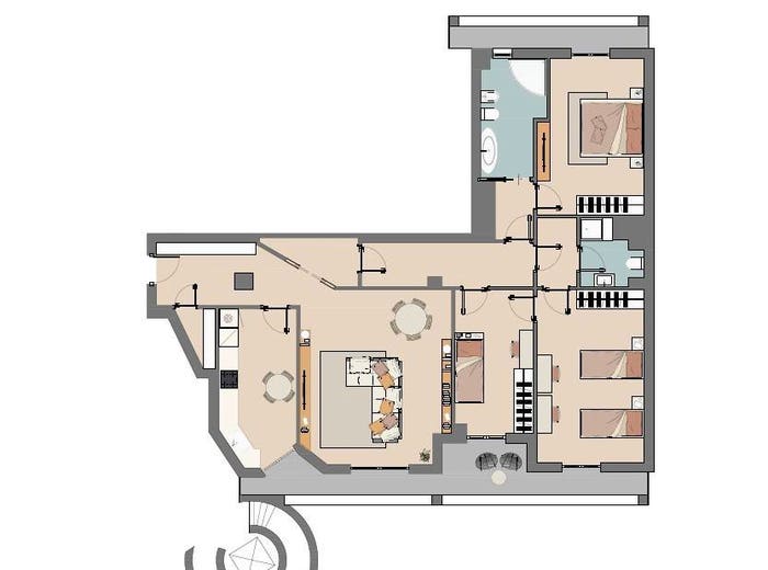 Appartamento quadrilocale in vendita in Corso Lodi, Lodi Brenta, Milano