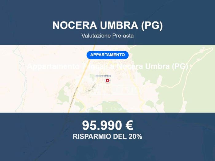 Appartamento con 6 locali in vendita in Via Tullio Pontani, Centro, Nocera Umbra