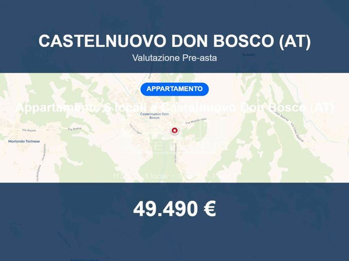 Appartamento con 6 locali in vendita in Via San Giovanni, Centro, Castelnuovo Don Bosco