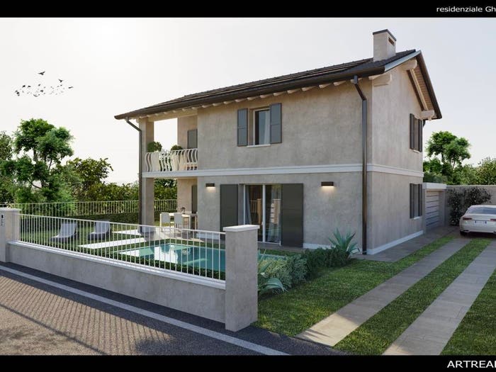 Casa quadrilocale in vendita in Via Camillo Benso di Cavour, Centro, Ghedi