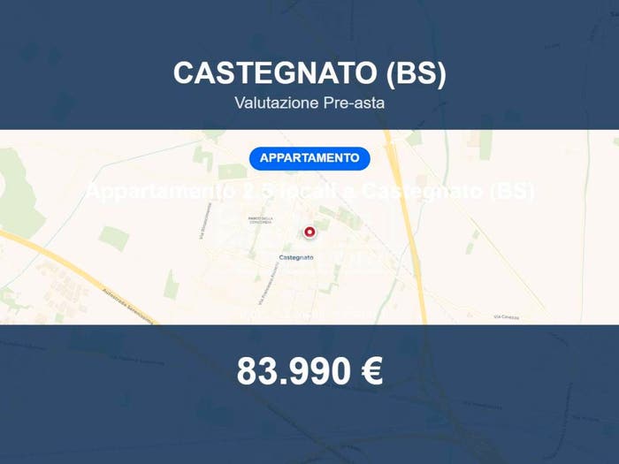 Appartamento bilocale in vendita in Via San Martino a, Castegnato