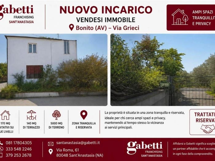 Casa in vendita in Via Grieci snc, Bonito