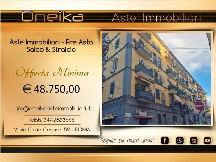 Appartamento bilocale in vendita in Via Gaetano Argento, Arenaccia, Napoli