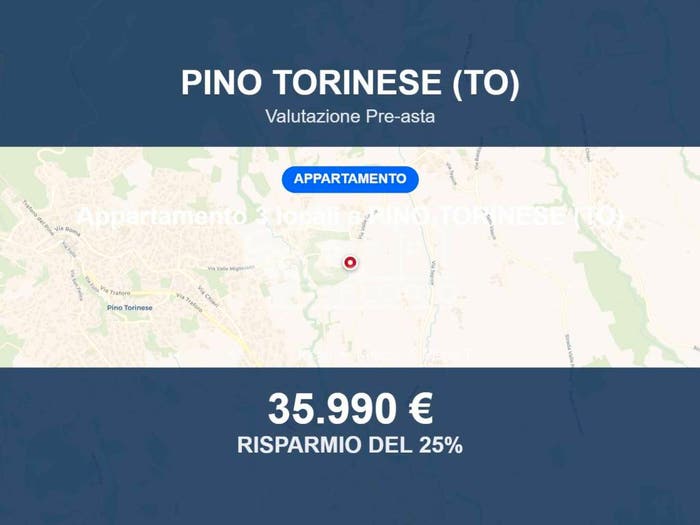Appartamento trilocale in vendita in via dell'Olmo, Pino Torinese