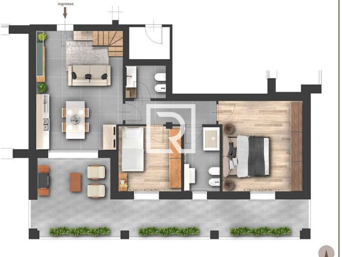 Appartamento quadrilocale in vendita in Pievesestina San Cristoforo, Cesena