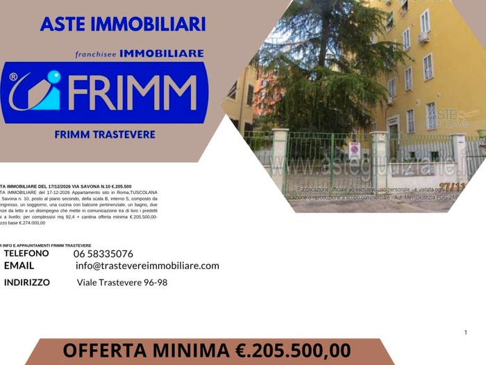 Appartamento trilocale in vendita in Via Savona, Villa Fiorelli, Roma