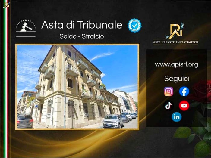 Appartamento quadrilocale in vendita in Via tiziano vecellio, San Salvario, Torino