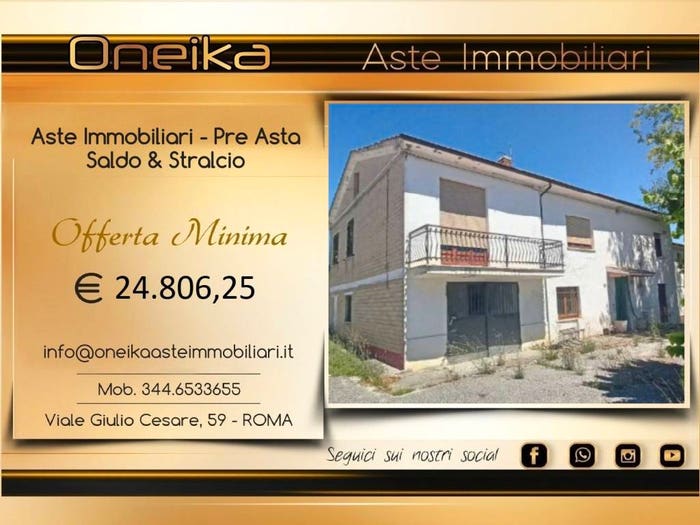 Casa con 6 locali in vendita in Via Giacomo Brodolini, Piane, Falerone