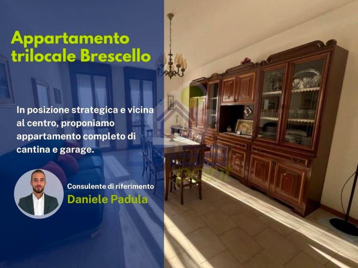 Appartamento trilocale in vendita in strada bassa per boretto, Centro, Brescello