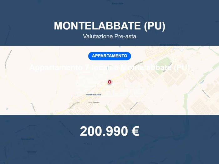 Appartamento con 6 locali in vendita in Via Ferruccio Parri, Osteria Nuova, Montelabbate