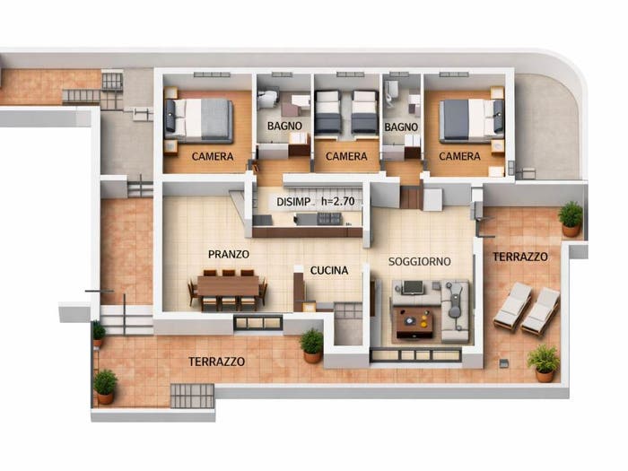 Appartamento con 5 locali in vendita in Via Bonuzzo Sant'Anna, Torricelle, Verona