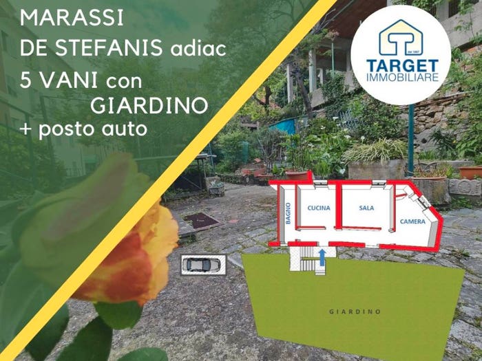 Appartamento bilocale in vendita in Salita Spagnoletta, Staglieno, Genova