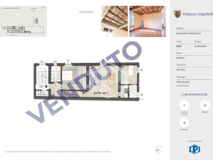Appartamento trilocale in vendita in Strada Maggiore, Santo Stefano, Bologna