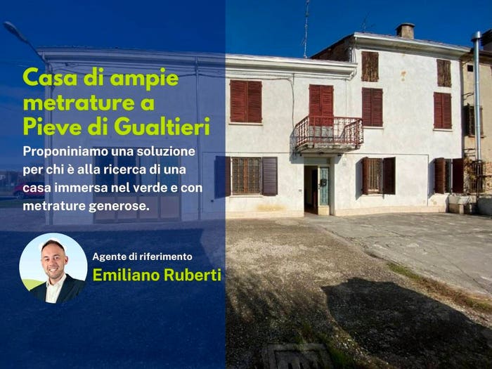 Casa quadrilocale in vendita in via muraglie, Gualtieri