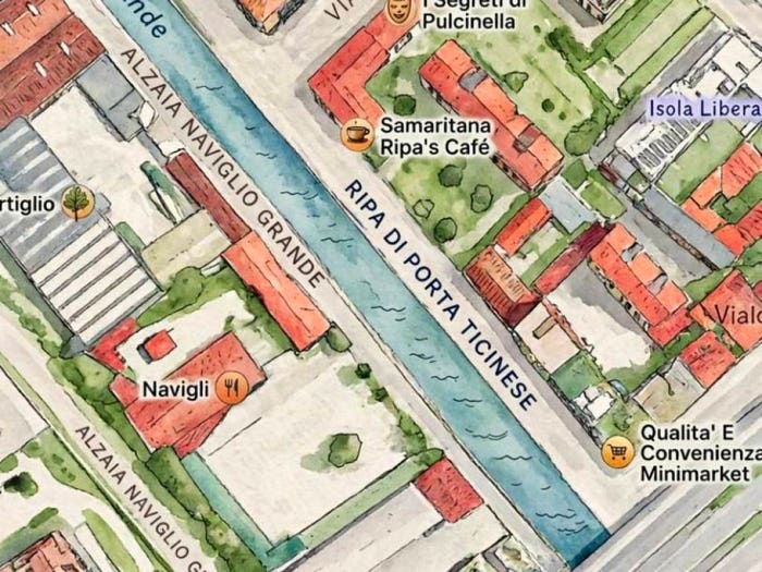 Appartamento trilocale in affitto in Navigli Darsena, Milano