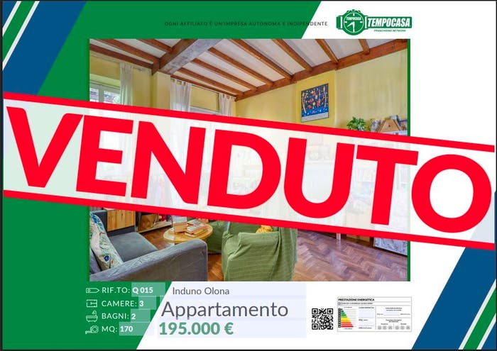 Appartamento quadrilocale in vendita in Induno Olona