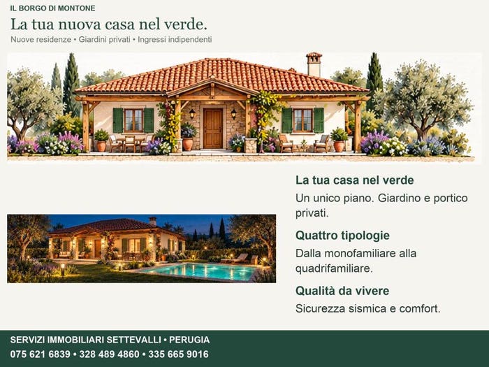 Casa trilocale in vendita in Strada Provinciale di Pietralunga, Montone